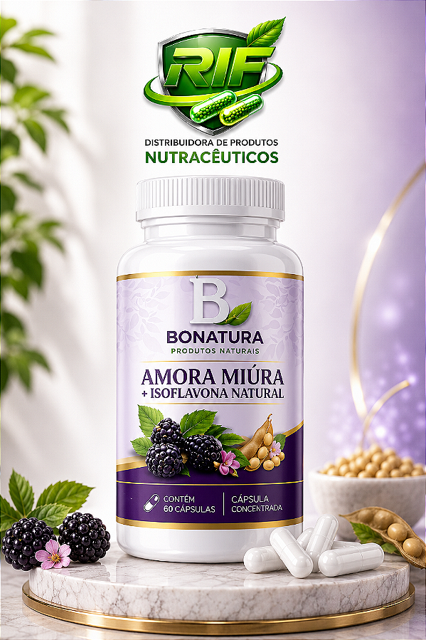 Amora Miura + Isoflavona Natural 60 cápsulas