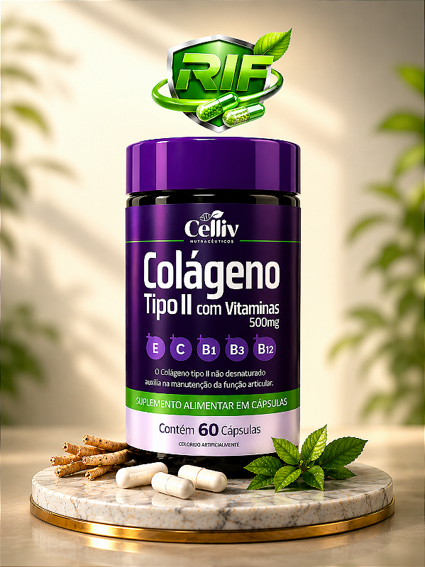 Colágeno Tipo II 500 mg Cápsulas