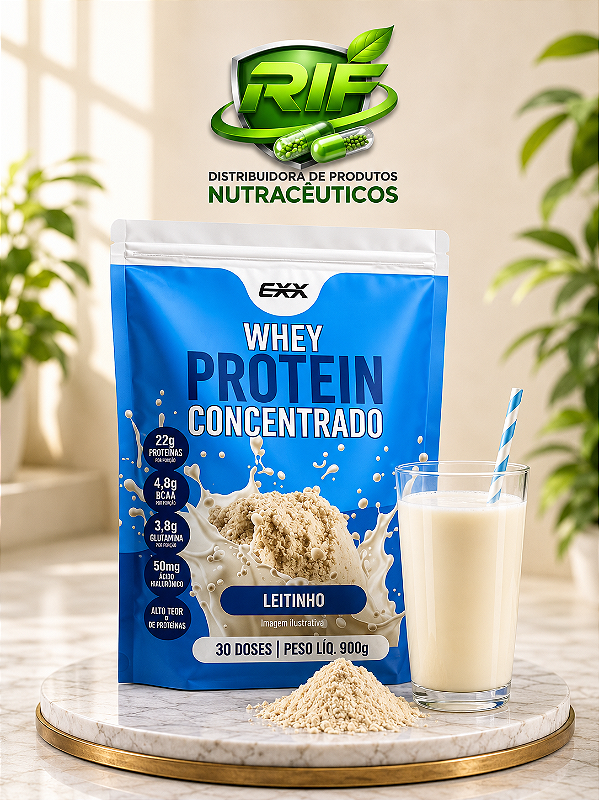 Whey 100% Concentrado Pouch 900g - Leitinho