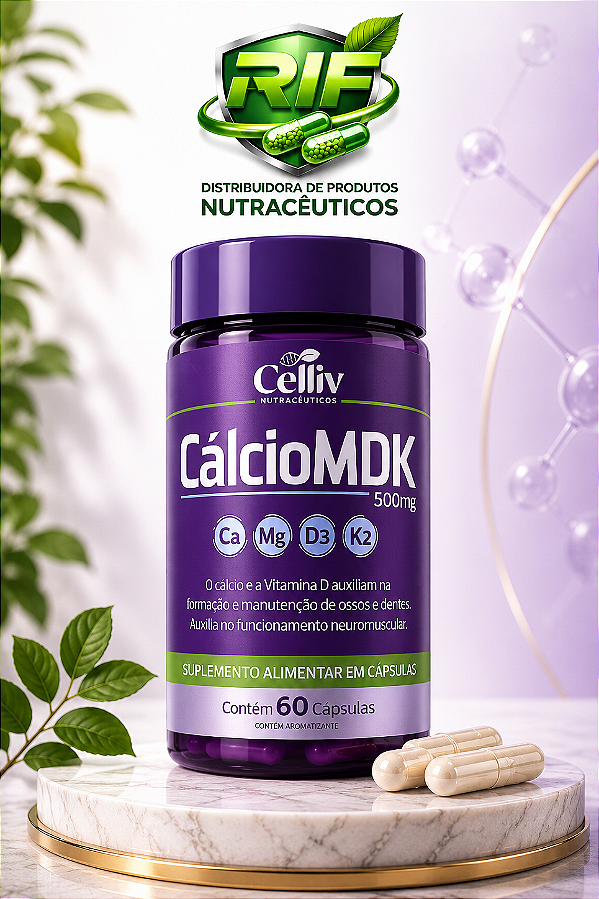 Cálcio MDK Suplemento para Ossos e Músculos