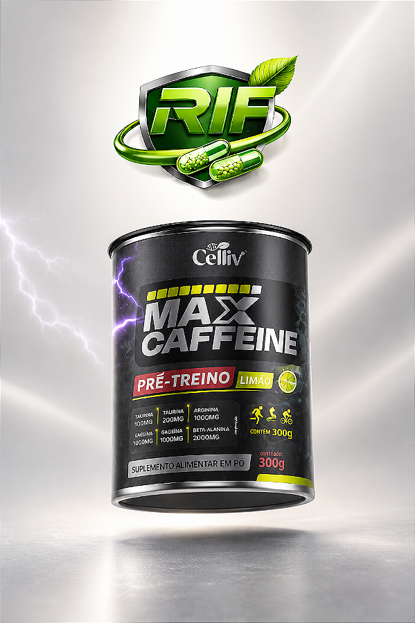 Max Caffeine Pré Treino Limão 300g