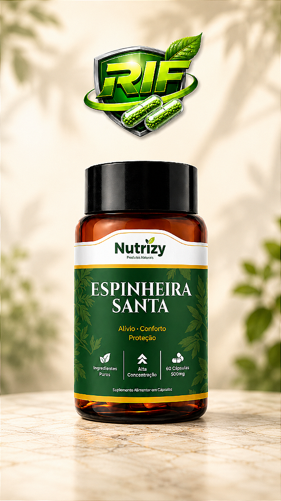 Espinheira Santa 500mg 60 Cápsulas