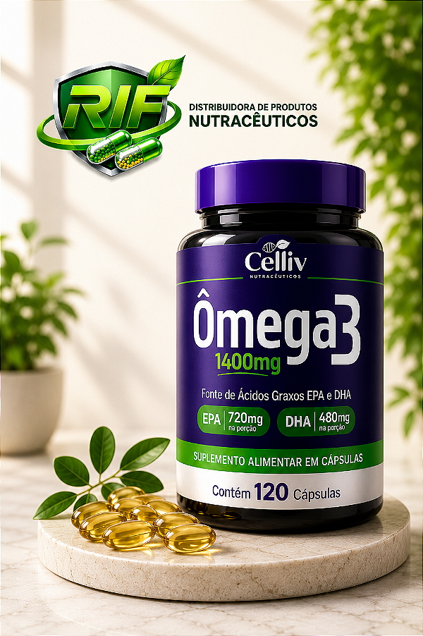 Ômega 3 1400mg EPA 720mg DHA 480mg