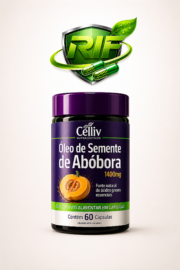 Óleo de Semente de Abóbora 1400mg 60 Cápsulas