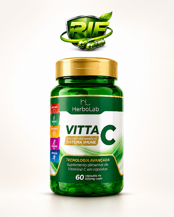 Vitta C 600mg 60 cápsulas Vitamina C