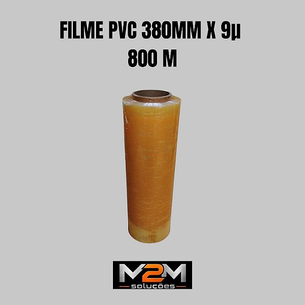 Filme PVC 380mm x 0,009mm 800m em Itu