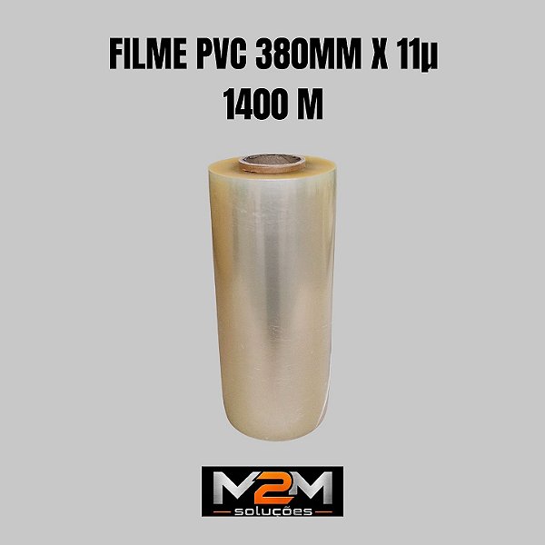 Filme PVC 380mm x 0,011mm 1400m em Itu
