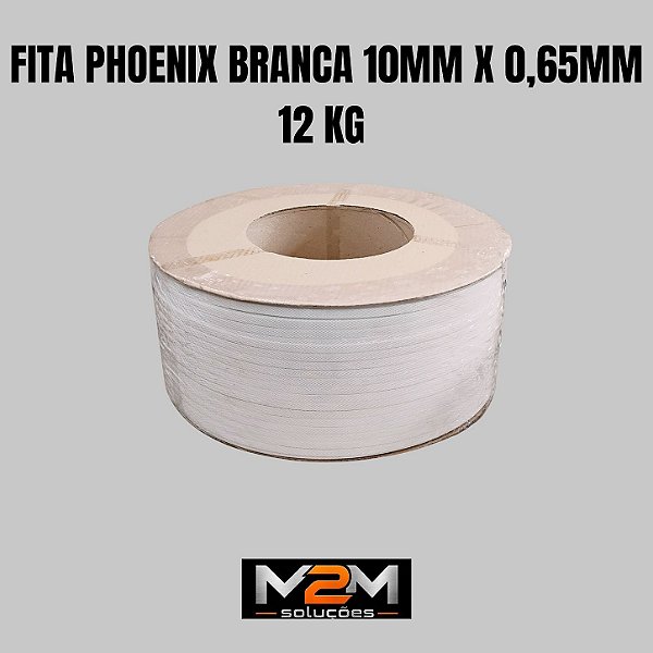 Fita Phoenix de arquear branca 10mm x 0,65mm 12kg em Itu