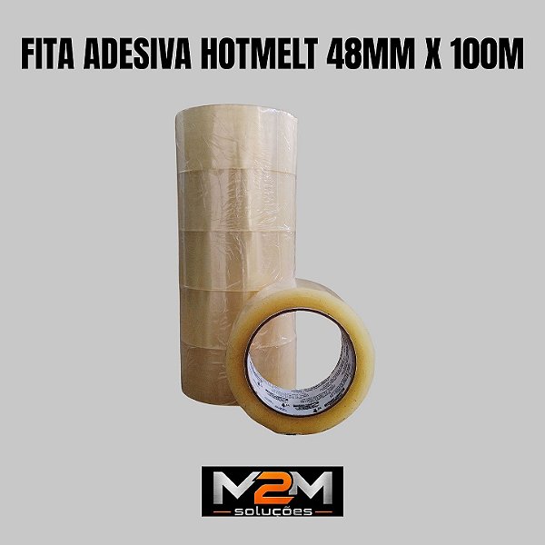 Fita Adesiva Hotmelt 48mm x 100m em Itu