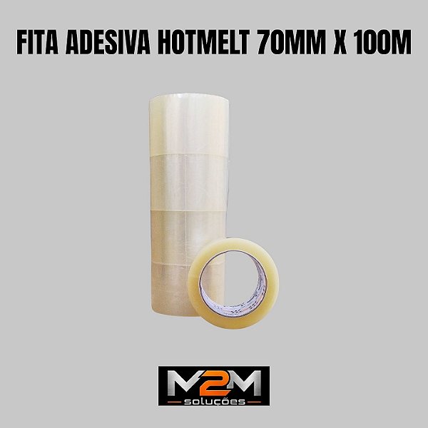 Fita Adesiva Hotmelt 70mm x 100m em Itu