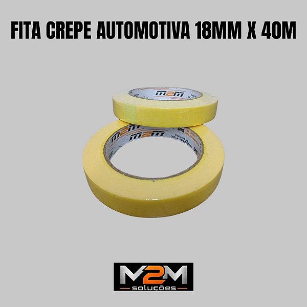 Fita Crepe Automotiva 18mm x 40m em Itu