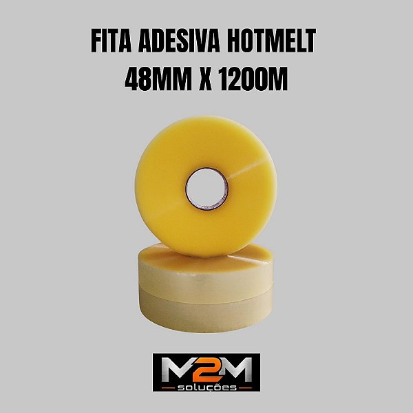 Fita Adesiva Hotmelt 48mm x 1200m em Itu
