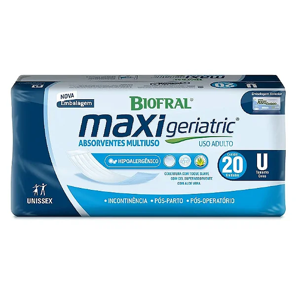 Absorvente Biofral Maxi Geriatric c/ 20 Unidades