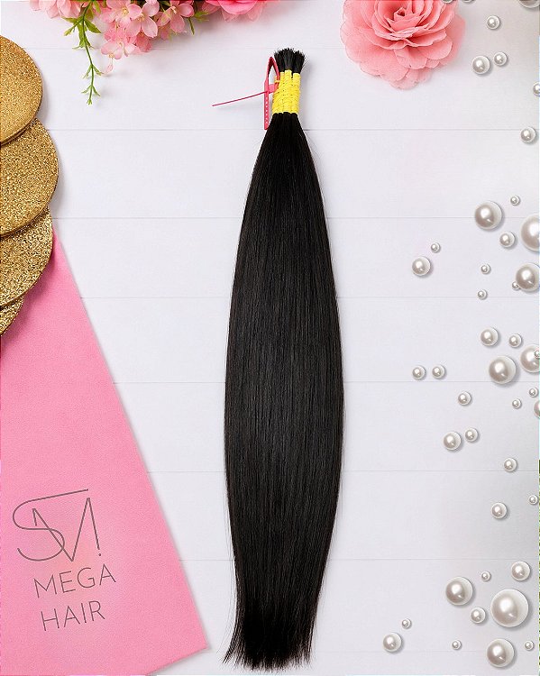 Cabelo Brasileiro Castanho 75Cm (100G)