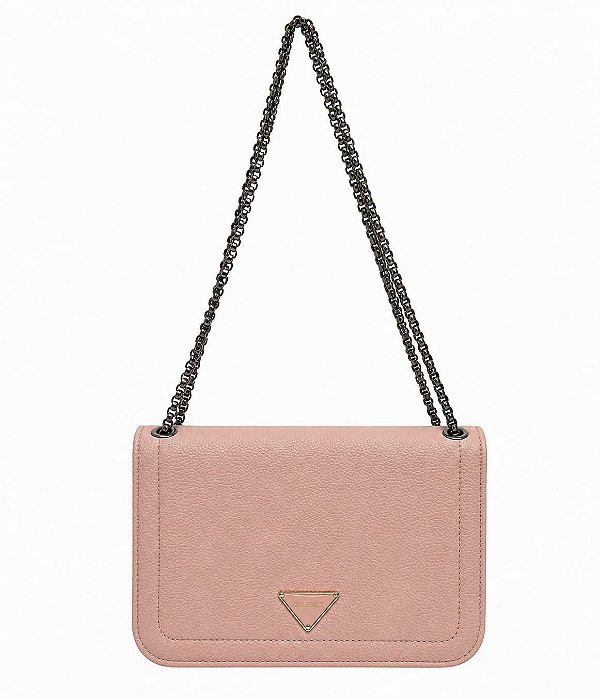 Bolsa Feminina Pequena Ombro Lateral De Lado Com Corrente