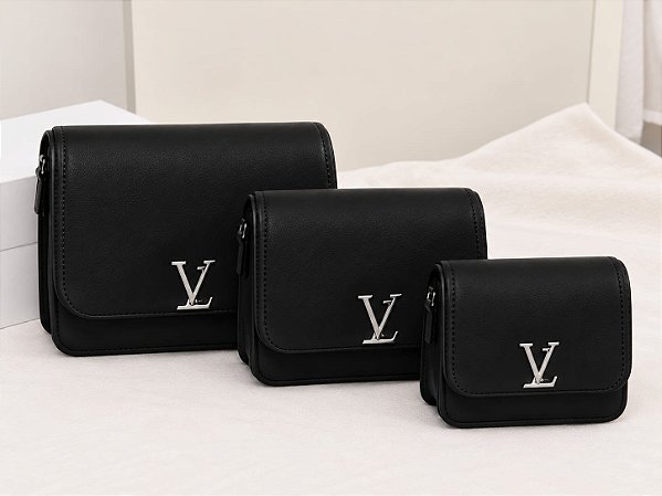 Kit 3 Bolsas Femininas Transversal Preto VL