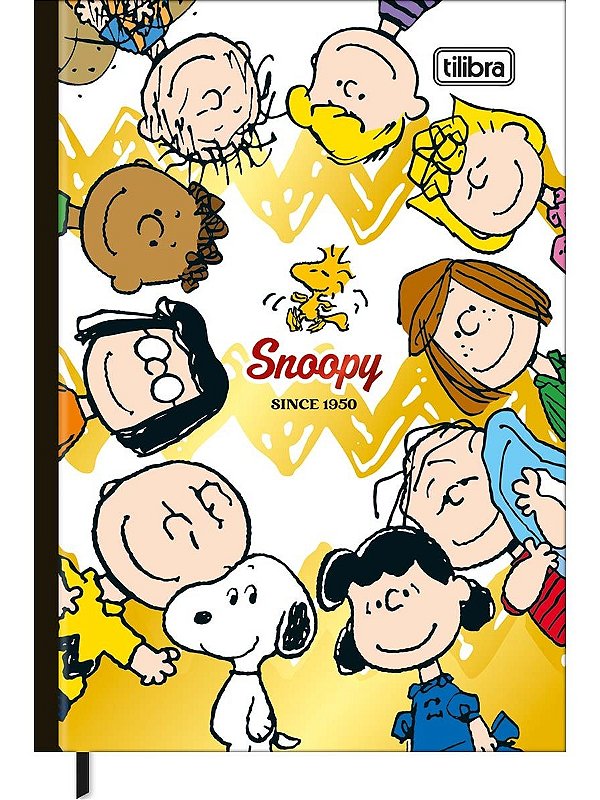 Caderneta Costurada Petit Snoopy 96 Folhas
