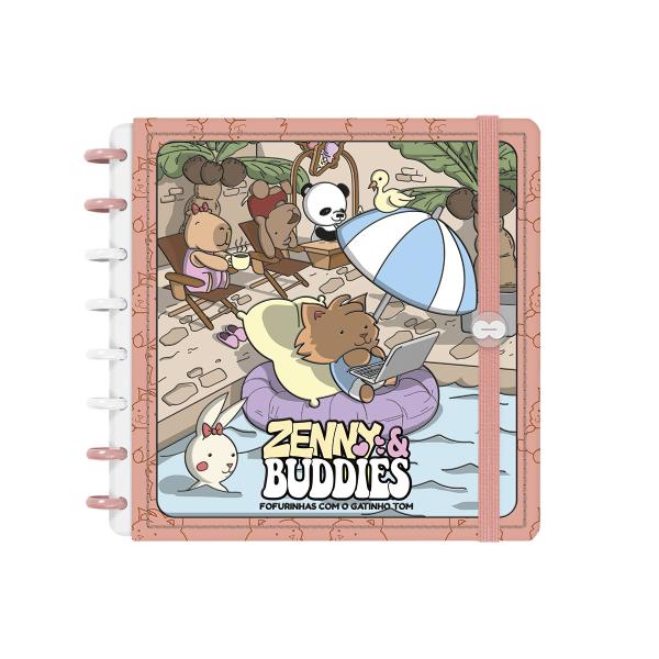 Livro De Colorir Zenny e Buddies - Fofurinhas com o Gatinho Tom