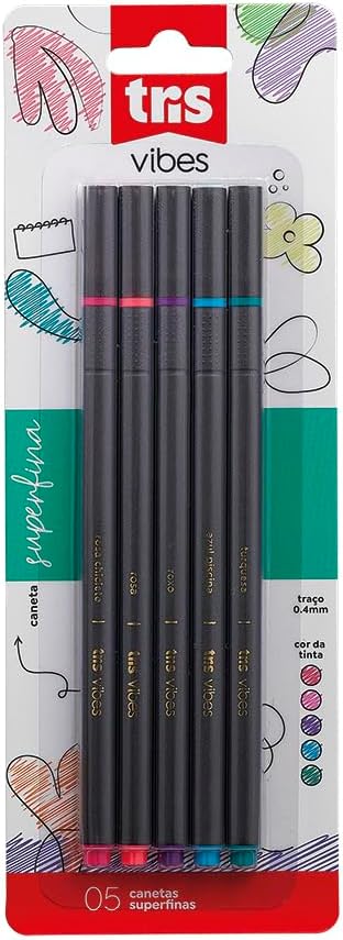 CANETA SUPERFINA TRIS VIBES FASH CART 5