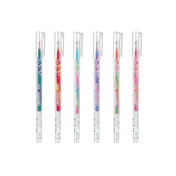 CANETA GEL TRIS RAINBOW 1.0 CART3UN
