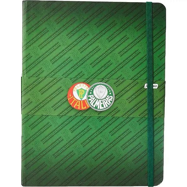 Caderneta Anotação 190 x 245 mm G 80 Folhas Palmeiras Verde, Jandaia