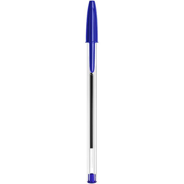 Caneta Bic Cristal Azul Ponta Média