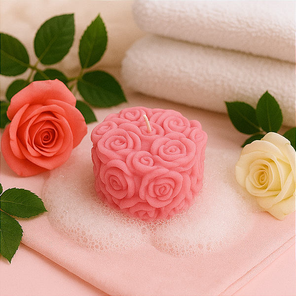 MOLDE DE SILICONE TUBETES FLORAL