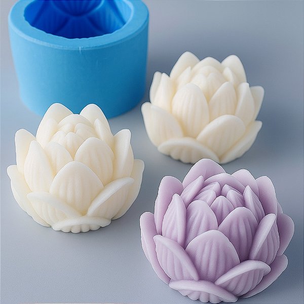 MOLDE DE SILICONE FLOR DE LOTUS