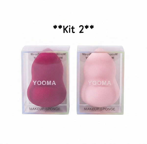 Kit 2 Esponjas de Maquiagem - Super Macia