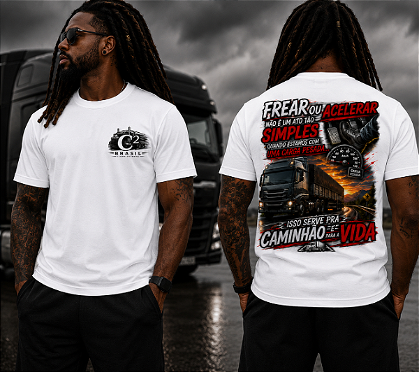 Camiseta Frear ou Acelerar