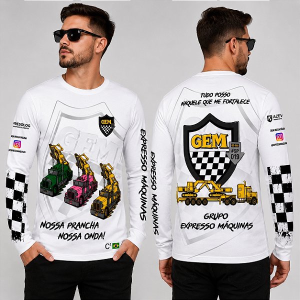 Camiseta Personalizada Grupo Expresso Máquinas - GEM - C² Brasil