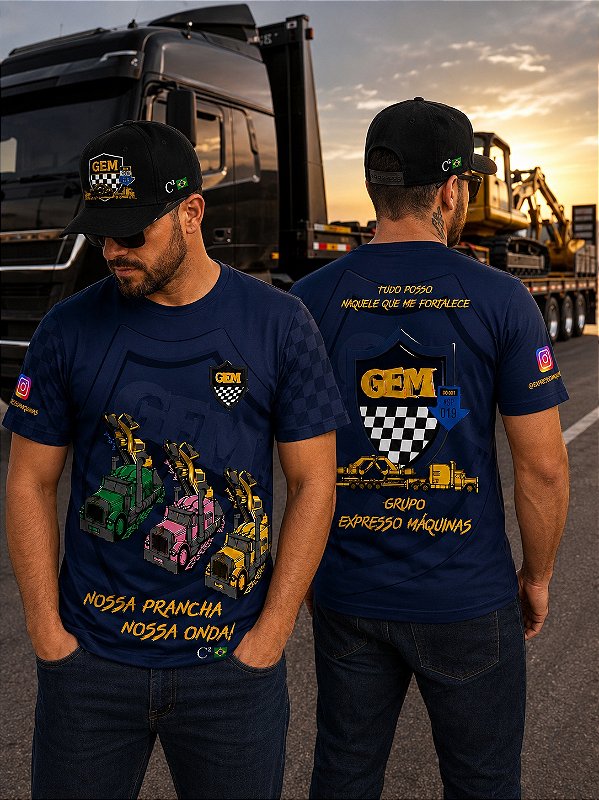 Camiseta Personalizada Grupo Expresso Máquinas - GEM - C² Brasil