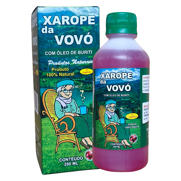 Xarope da Vovó com Óleo de Buriti 250ml