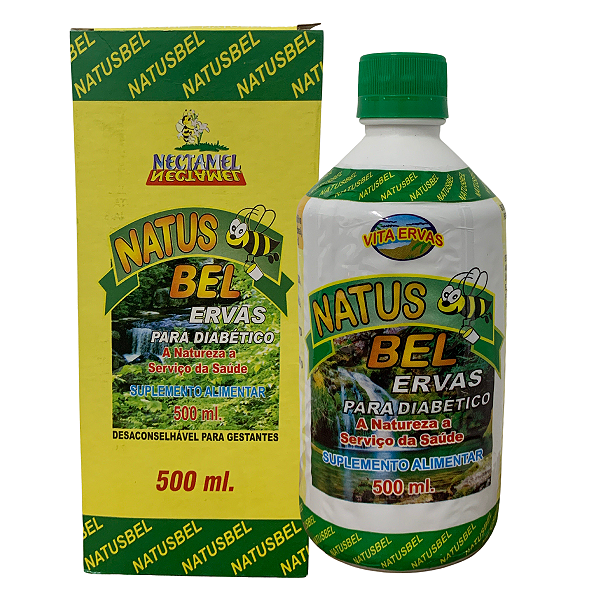 Chá Natusbel Ervas para Diabéticos 500ml