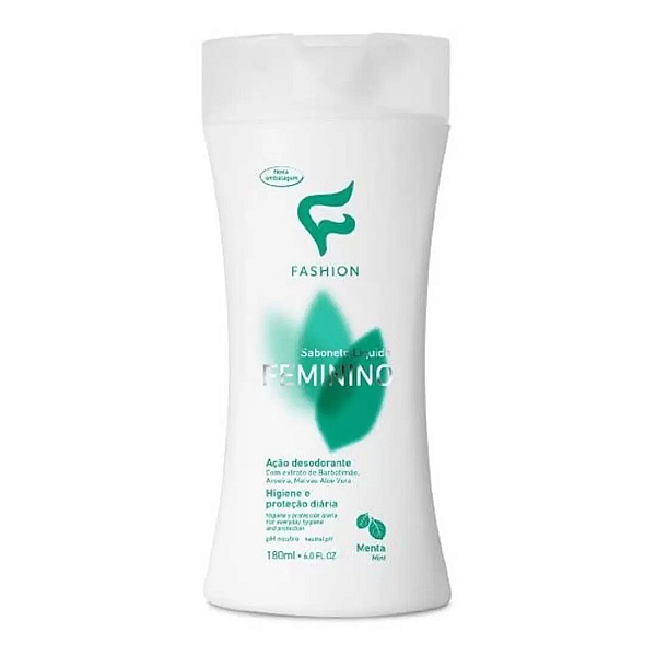 Sabonete Líquido Feminino Menta Fashion 180ml