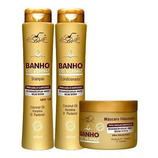 Kit Banho de Verniz 3 Itens