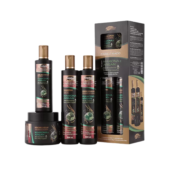Kit Mamona e Argan Alquimia 4 Itens