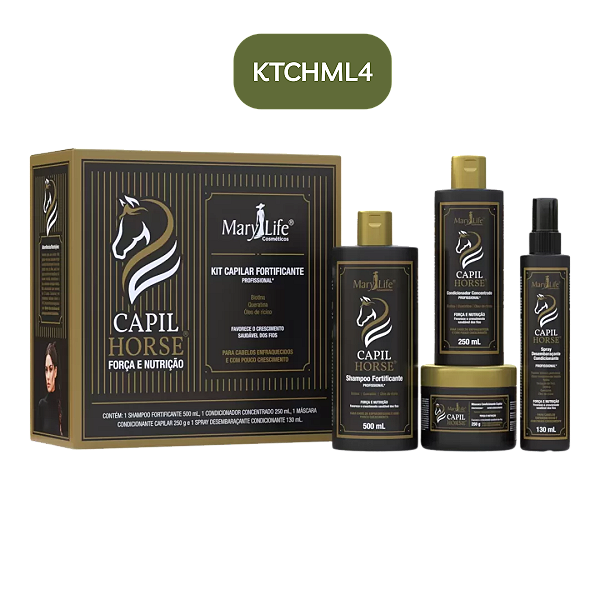 Kit Capil Horse Mary Life 4 Itens