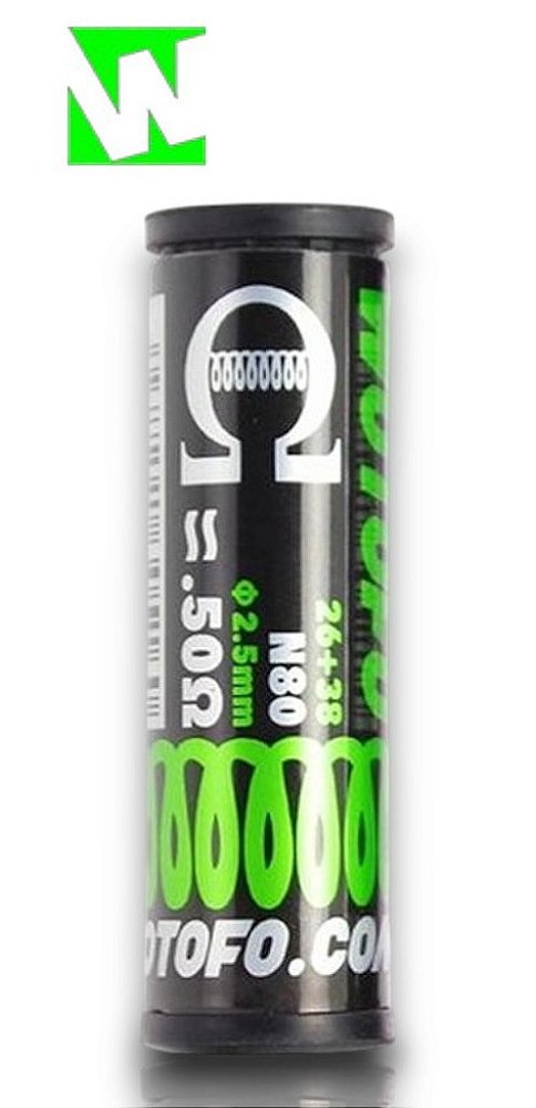 RESISTENCIA WOTOFO ALIEN WIRES N80 0.50OHM 2.5M - 10 UND