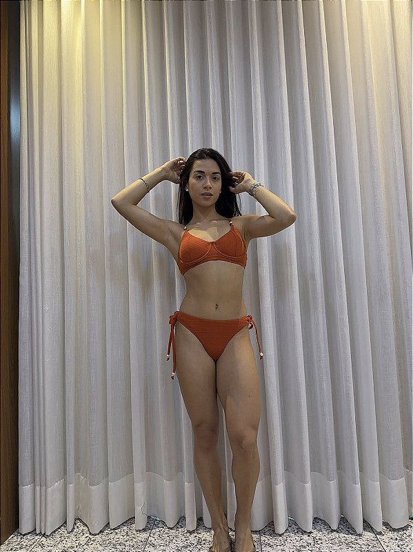Bojo Meia-taça corte vertical Coral