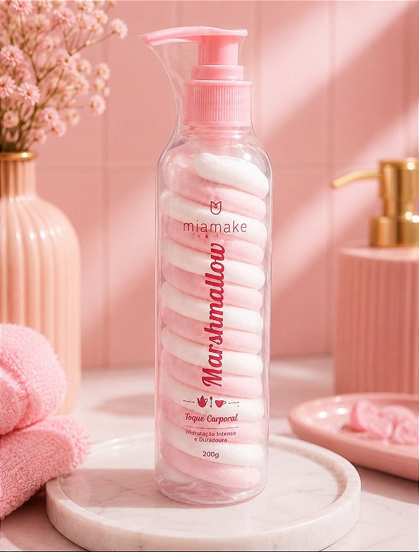 Loção Corporal Marshmallow Mia Make 220 g