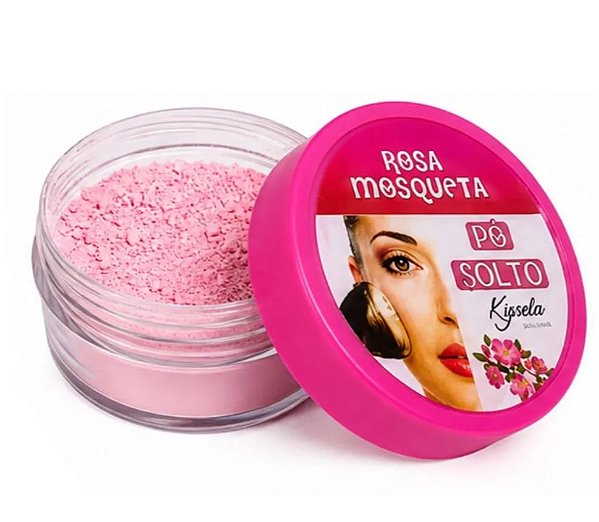 Pó Solto Rosa Mosqueta