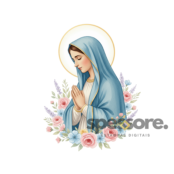 Virgem Maria Floral