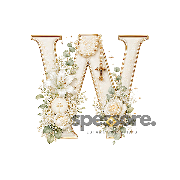 Letra W - Monograma