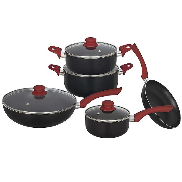Conjunto de Panelas 5 Peças Linha Aroma