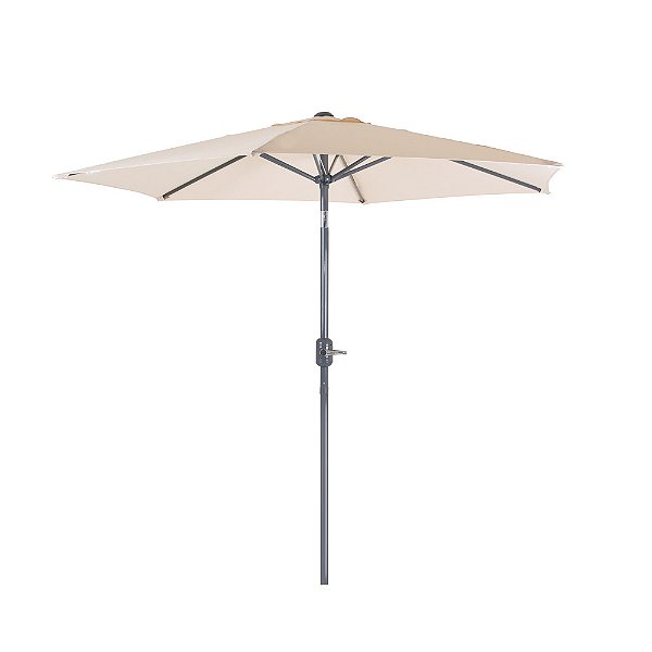 Ombrelone com manivela Aluminio 2,4m BEGE