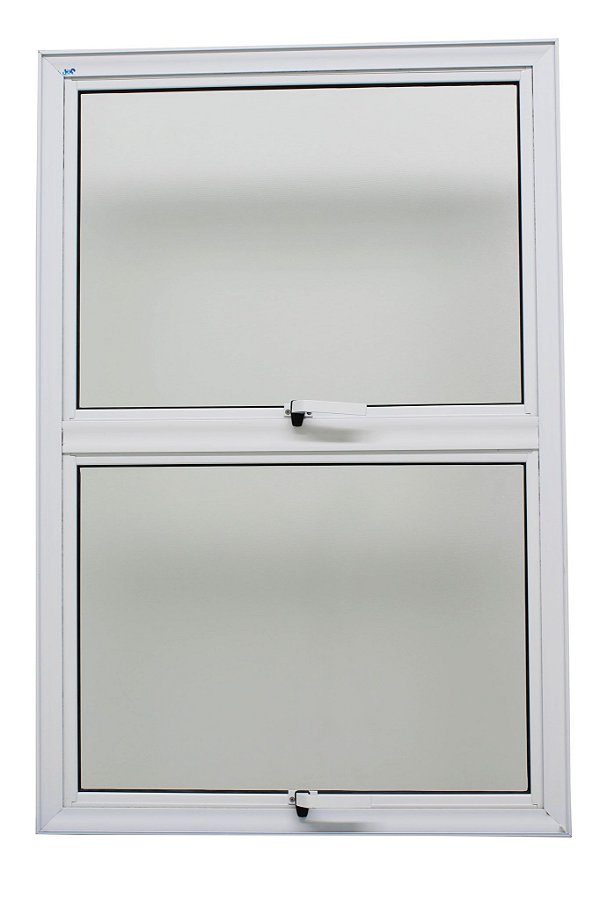 Janela maxim-ar alumínio branco sem grade duas seções verticais vidro mini boreal - jap perfecta max