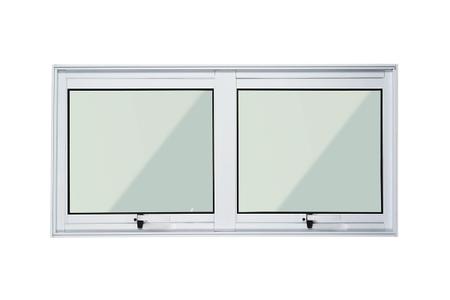 Pronta entrega - janela maxim-ar alumínio branco 2 seções sem grade vidro mini boreal - linha max lux esquadrias
