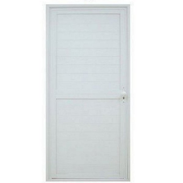 Pronta entrega - porta lambril alumínio branco - linha 25 premium lux esquadrias