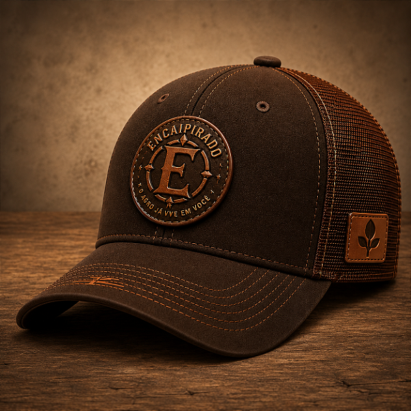 Boné Encaipirado Origens Terra — Trucker Premium